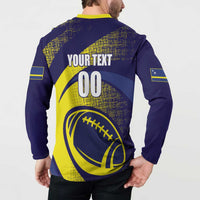 Custom Rugby Curacao Button Sweatshirt Korsou Go Champion - Wonder Print Shop