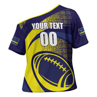 Rugby Curacao Cross Shoulder Shirt Korsou Go Champion - Wonder Print Shop