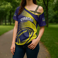 Rugby Curacao Cross Shoulder Shirt Korsou Go Champion - Wonder Print Shop