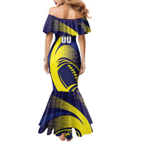 Custom Rugby Curacao Family Matching Mermaid Dress and Hawaiian Shirt Korsou Go Champion - Wonder Print Shop