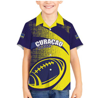 Custom Rugby Curacao Family Matching Mermaid Dress and Hawaiian Shirt Korsou Go Champion - Wonder Print Shop