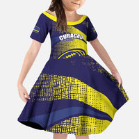 Custom Rugby Curacao Family Matching Summer Maxi Dress and Hawaiian Shirt Korsou Go Champion - Wonder Print Shop