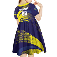 Custom Rugby Curacao Kid Short Sleeve Dress Korsou Go Champion - Wonder Print Shop