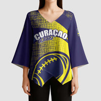 Rugby Curacao Kimono Sleeve Blouse Korsou Go Champion - Wonder Print Shop