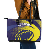 Rugby Curacao Leather Tote Bag Korsou Go Champion - Wonder Print Shop