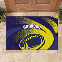 Rugby Curacao Rubber Doormat Korsou Go Champion - Wonder Print Shop