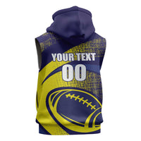 Rugby Curacao Sleeveless Zip Hoodie Korsou Go Champion - Wonder Print Shop