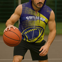 Rugby Curacao Sleeveless Zip Hoodie Korsou Go Champion - Wonder Print Shop