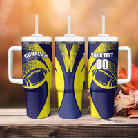 Custom Rugby Curacao Tumbler With Handle Korsou Go Champion - Wonder Print Shop