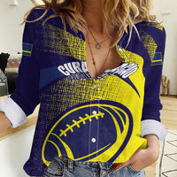 Custom Rugby Curacao Women Casual Shirt Korsou Go Champion - Wonder Print Shop