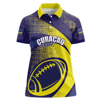 Custom Rugby Curacao Women Polo Shirt Korsou Go Champion - Wonder Print Shop