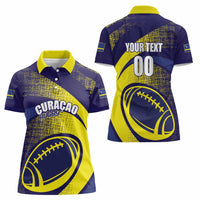 Custom Rugby Curacao Women Polo Shirt Korsou Go Champion - Wonder Print Shop