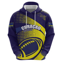 Custom Rugby Curacao Zip Hoodie Korsou Go Champion - Wonder Print Shop