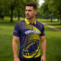 Rugby Curacao Zipper Polo Shirt Korsou Go Champion - Wonder Print Shop