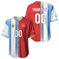 Custom Espana Argentina 2026 Baseball Jersey Copa Mundial Final
