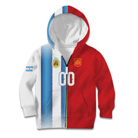 Custom Espana Argentina 2026 Kid Hoodie Copa Mundial Final
