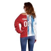 Custom Espana Argentina 2026 Off Shoulder Sweater Copa Mundial Final