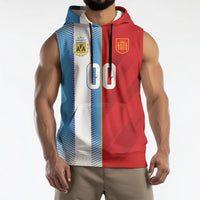 Custom Espana Argentina 2026 Sleeveless Hoodie Copa Mundial Final