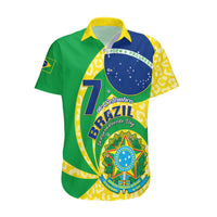 Brazil Independence Day Hawaiian Shirt Sete de Setembro Flag Style - Wonder Print Shop