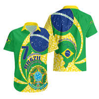 Brazil Independence Day Hawaiian Shirt Sete de Setembro Flag Style - Wonder Print Shop