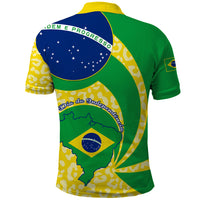 Brazil Independence Day Polo Shirt Sete de Setembro Flag Style - Wonder Print Shop