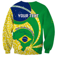 Personalised Brazil Independence Day Sweatshirt Sete de Setembro Flag Style - Wonder Print Shop
