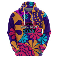United States National Hispanic Heritage Month Hoodie Mes Nacional de la Herencia Hispana Special Version - Wonder Print Shop