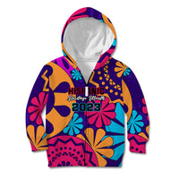 United States National Hispanic Heritage Month Kid Hoodie Mes Nacional de la Herencia Hispana Special Version - Wonder Print Shop