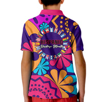 United States National Hispanic Heritage Month Kid Polo Shirt Mes Nacional de la Herencia Hispana Special Version - Wonder Print Shop