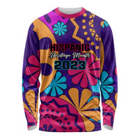 United States National Hispanic Heritage Month Long Sleeve Shirt Mes Nacional de la Herencia Hispana Special Version LT01