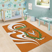 Personalized Cyprus Independence Day 1960 Area Rug Kbrs Cumhuriyeti Curve Style - Wonder Print Shop
