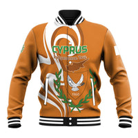 Personalized Cyprus Independence Day 1960 Baseball Jacket Kbrs Cumhuriyeti Curve Style - Wonder Print Shop