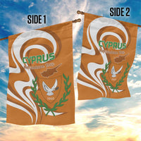 Personalized Cyprus Independence Day 1960 Garden Flag Kbrs Cumhuriyeti Curve Style - Wonder Print Shop