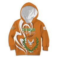 Personalized Cyprus Independence Day 1960 Kid Hoodie Kbrs Cumhuriyeti Curve Style - Wonder Print Shop