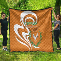 Personalized Cyprus Independence Day 1960 Quilt Kbrs Cumhuriyeti Curve Style - Wonder Print Shop