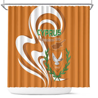 Personalized Cyprus Independence Day 1960 Shower Curtain Kıbrıs Cumhuriyeti Curve Style