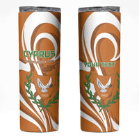 Personalized Cyprus Independence Day 1960 Skinny Tumbler Kbrs Cumhuriyeti Curve Style - Wonder Print Shop