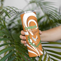 Personalized Cyprus Independence Day 1960 Skinny Tumbler Kbrs Cumhuriyeti Curve Style - Wonder Print Shop