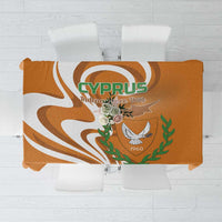 Personalized Cyprus Independence Day 1960 Tablecloth Kbrs Cumhuriyeti Curve Style - Wonder Print Shop