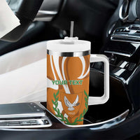 Personalized Cyprus Independence Day 1960 Tumbler With Handle Kbrs Cumhuriyeti Curve Style - Wonder Print Shop