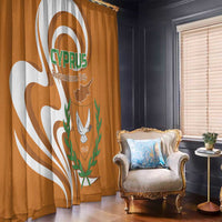 Personalized Cyprus Independence Day 1960 Window Curtain Kbrs Cumhuriyeti Curve Style - Wonder Print Shop