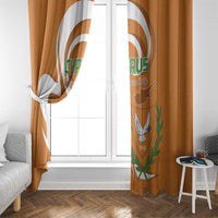 Personalized Cyprus Independence Day 1960 Window Curtain Kbrs Cumhuriyeti Curve Style - Wonder Print Shop