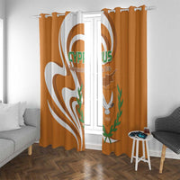 Personalized Cyprus Independence Day 1960 Window Curtain Kbrs Cumhuriyeti Curve Style - Wonder Print Shop