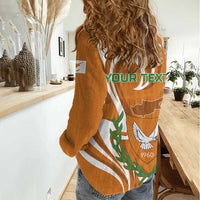 Personalized Cyprus Independence Day 1960 Women Casual Shirt Kbrs Cumhuriyeti Curve Style - Wonder Print Shop