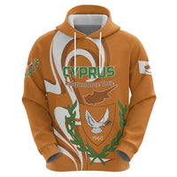 Personalized Cyprus Independence Day 1960 Zip Hoodie Kbrs Cumhuriyeti Curve Style - Wonder Print Shop