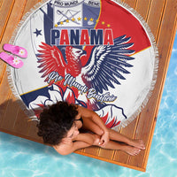Panama Harpy Eagle Beach Blanket Pro Mundi Beneficio Flor del Espiritu Santo - Wonder Print Shop