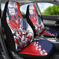 Panama Harpy Eagle Car Seat Cover Pro Mundi Beneficio Flor del Espiritu Santo - Wonder Print Shop