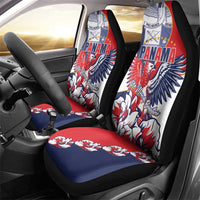 Panama Harpy Eagle Car Seat Cover Pro Mundi Beneficio Flor del Espiritu Santo - Wonder Print Shop