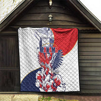 Panama Harpy Eagle Quilt Pro Mundi Beneficio Flor del Espiritu Santo - Wonder Print Shop