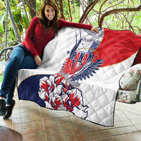 Panama Harpy Eagle Quilt Pro Mundi Beneficio Flor del Espiritu Santo - Wonder Print Shop